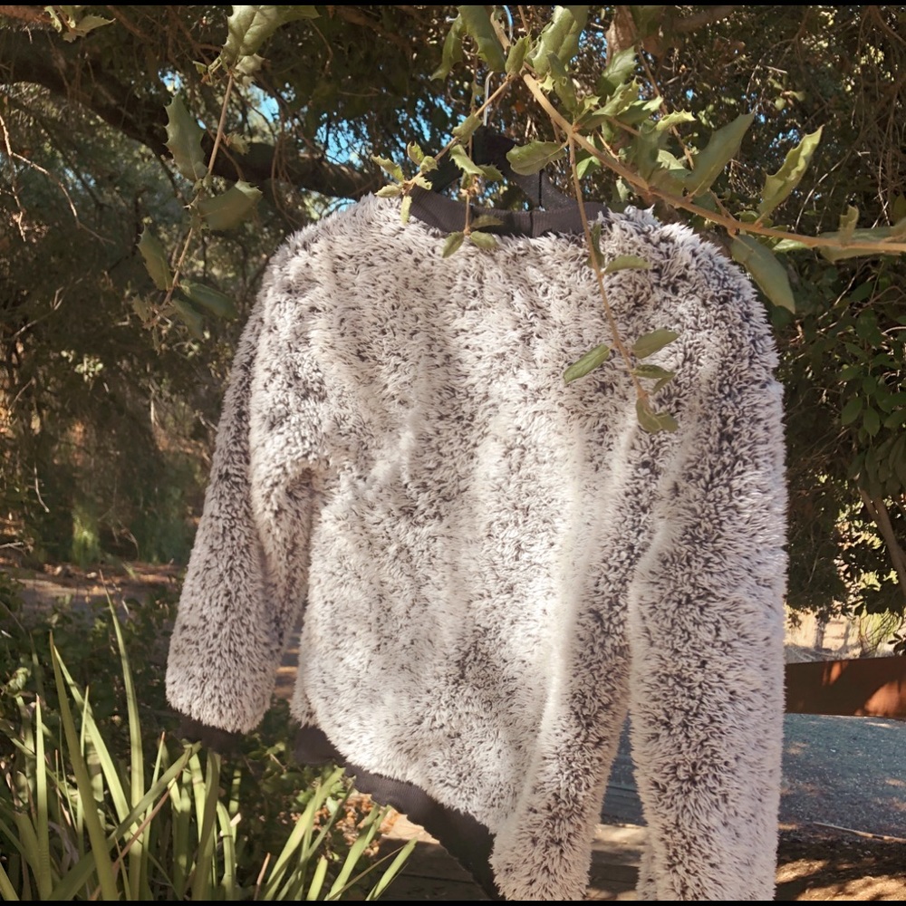 Fuzzy sweatshirt